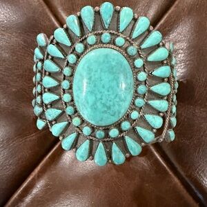 Turquoise Statement Cuff Bracelet